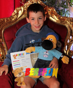 Make your own teddy bear Bitzer the dog from the famous cartoon Shaun the Sheep during a unique private moment at Berefijn