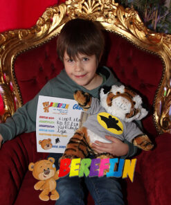 Make your own tiger teddy bear with batman t-shirt at Berefijn.be or experience a personal private moment on location