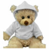 Berefijn - Teddy Mountain - Lier - kleding - hoodie - trui - capuchon - wit - build a bear - Berenfabriek - Bibaloe - afscheid