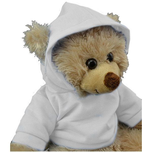 Berefijn - Teddy Mountain - Lier - kleding - hoodie - trui - capuchon - wit - build a bear