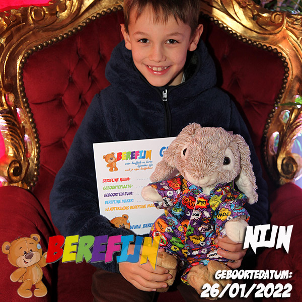 Berefijn – build a bear - teddybeer - Lier - Communiefeest - Pasen - cadeau - superheld - knuffel - teddy - feest - jarig