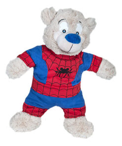 Berefijn - Teddy Mountain - build a bear - Lier - kleding - slapen - spiderman