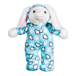 Berefijn - Teddy Mountain - build a bear - Lier - kleding - slapen - jumpsuit - onesie - pinguin - Kerstmis - pyjama