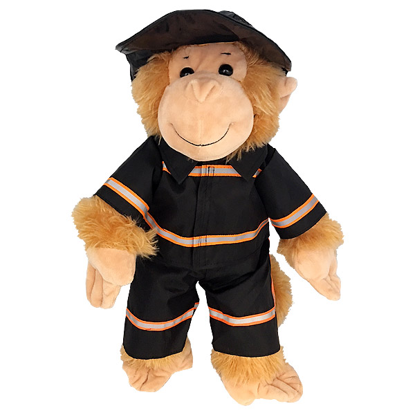 Berefijn - Teddy Mountain - build a bear - Lier - brandweerman - brandweerhelm - fireman