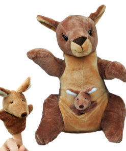 Make your own teddy bear kanga and roe the kangaroo and baby kangaroo as a finger puppet from Winnie the pooh