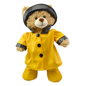 Berefijn - Teddy Mountain - Lier - jas - laarzen - kleding - hoed - build a bear - raincoat - paddington