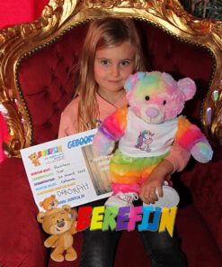 Berefijn - Build a bear workshop - maak je eigen knuffelbeer - regenboog - teddybeer - eenhoorn - sneakers - jarig - sinterklaas