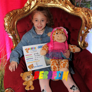 Build a bear workshop - make your own teddy bear - giraffe - zoo - monster - hoodie - birthday party - holiday activity - DIY