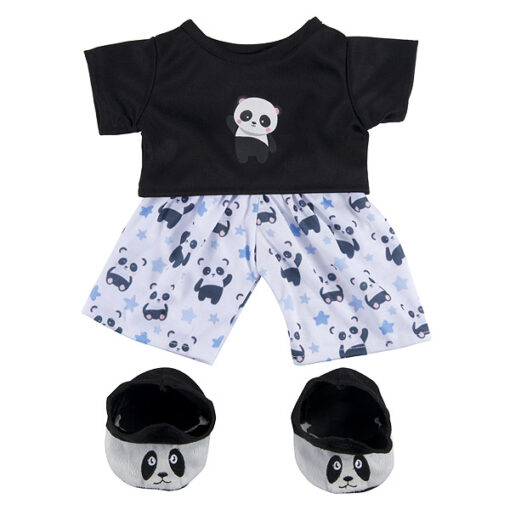 Berefijn - Teddy Mountain - Lier - build a bear - kleding - slapen - pantoffels - pandabeer