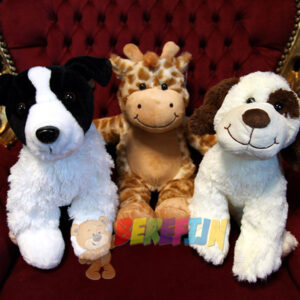 Berefijn knuffeldier – teddybeer - Teddy Mountain - Lier - build a bear - cuddles & friends - knuffelbeer - giraf - hond - terrier