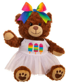 Make playtime and gift-giving moments even more fun with a handmade teddy bear and matching bear clothes.