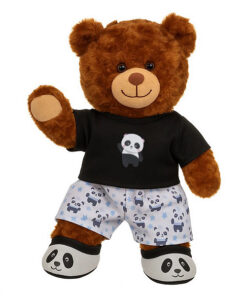 Koop deze zachte pyjama pandabeer of warme jasjes voor vele gezellige knuffelmomenten met je zelfgemaakte teddybeer van Berefijn.be