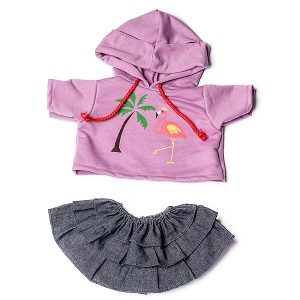 Berefijn - Lier - kleding - cuddles & friends - build a bear workshop - poppenkleedjes - flamingo - knuffelbeer - hoodie
