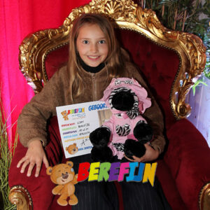 Build a bear workshop - make your own teddy bear - private moment - family trip - birthday party - zebra - zoo - Santa Claus