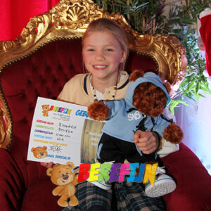 Build a bear workshop - make your own teddy bear - dinosaur - tracksuit - jogging - sports - save voice - birthday party - New Born