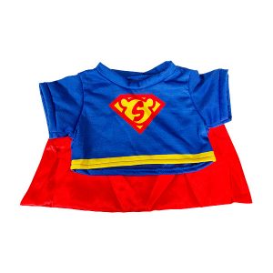 Berefijn - Teddy Mountain - Lier - kleding - t-shirt - blouse - superheld - cape - Build a bear workshop - Superman