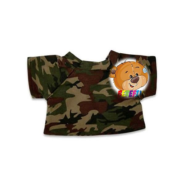 Berefijn - Lier - knuffelbeer - build a bear workshop - t-shirt - leger - maak je eigen knuffelbeer - blouse - poppenkleedjes