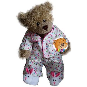 Berefijn - Lier - build a bear workshop - maak je eigen knuffelbeer - pyjama - slapen - pantoffels - konijn - candy - love