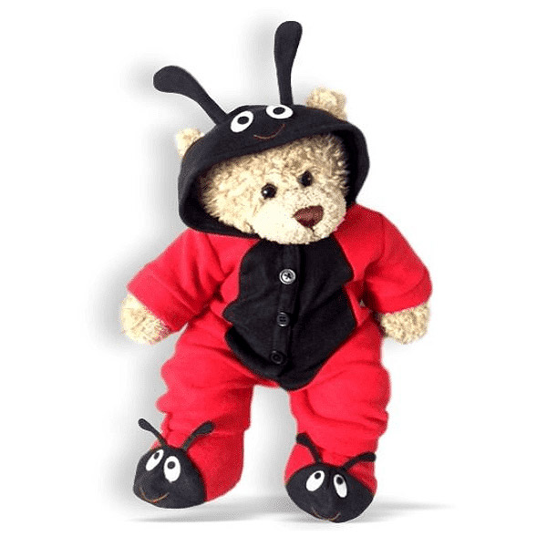 Berefijn - Lier - build a bear workshop - maak je eigen knuffelbeer - onesie - jumpsuit - bugs - lady bug - superheld - pantoffels