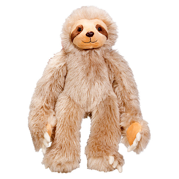 Berefijn knuffeldier Sid – teddybeer - Lier - build a bear workshop - Cuddles - zelf knuffel maken - Luiaard - Ice Age - filmfiguur