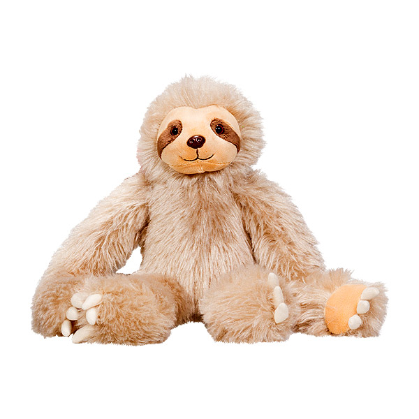 Berefijn knuffeldier Sid – teddybeer - Lier - build a bear workshop - Cuddles - zelf knuffel maken - Luiaard - Ice Age - filmfiguur