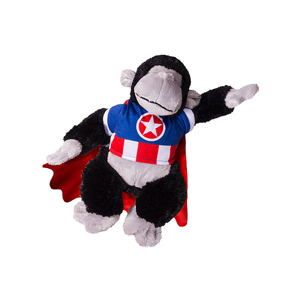 Berefijn - Teddy Mountain - Lier - kleding - blouse - superheld - cape - Build a bear workshop - captain america - avengers