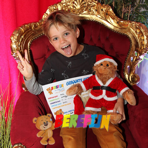 Mach deinen eigener kuschelbär Alfie, den Bigfoot-Affen bei Berefijn in Lier, oder bitten Sie den Weihnachtsmann um diesen Weihnachtsaffen als Geschenk