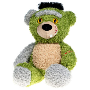 Berefijn - build a bear workshop – Frankenstein - teddybeer - Halloween - groene knuffelbeer - verjaardagsfeest - vrijgezellen