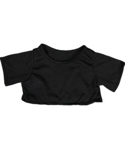 Le noir t-shirt est un t-shirt à manches courtes adapté à chaque ours en peluche de Berefijn.be