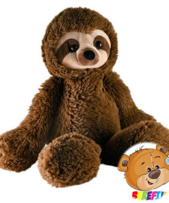 A sloth that wraps its long arms snugly around you. Create teddy bear Slowy yourself from head to toe now at Berefijn.be