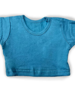Laat dit t-shirt sky blue personaliseren voor jouw knuffelbeer. Het kan allemaal bij Berefijn.be