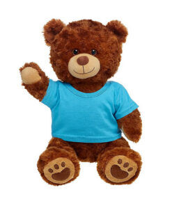 Laat dit t-shirt sky blue personaliseren voor jouw knuffelbeer. Het kan allemaal bij Berefijn.be